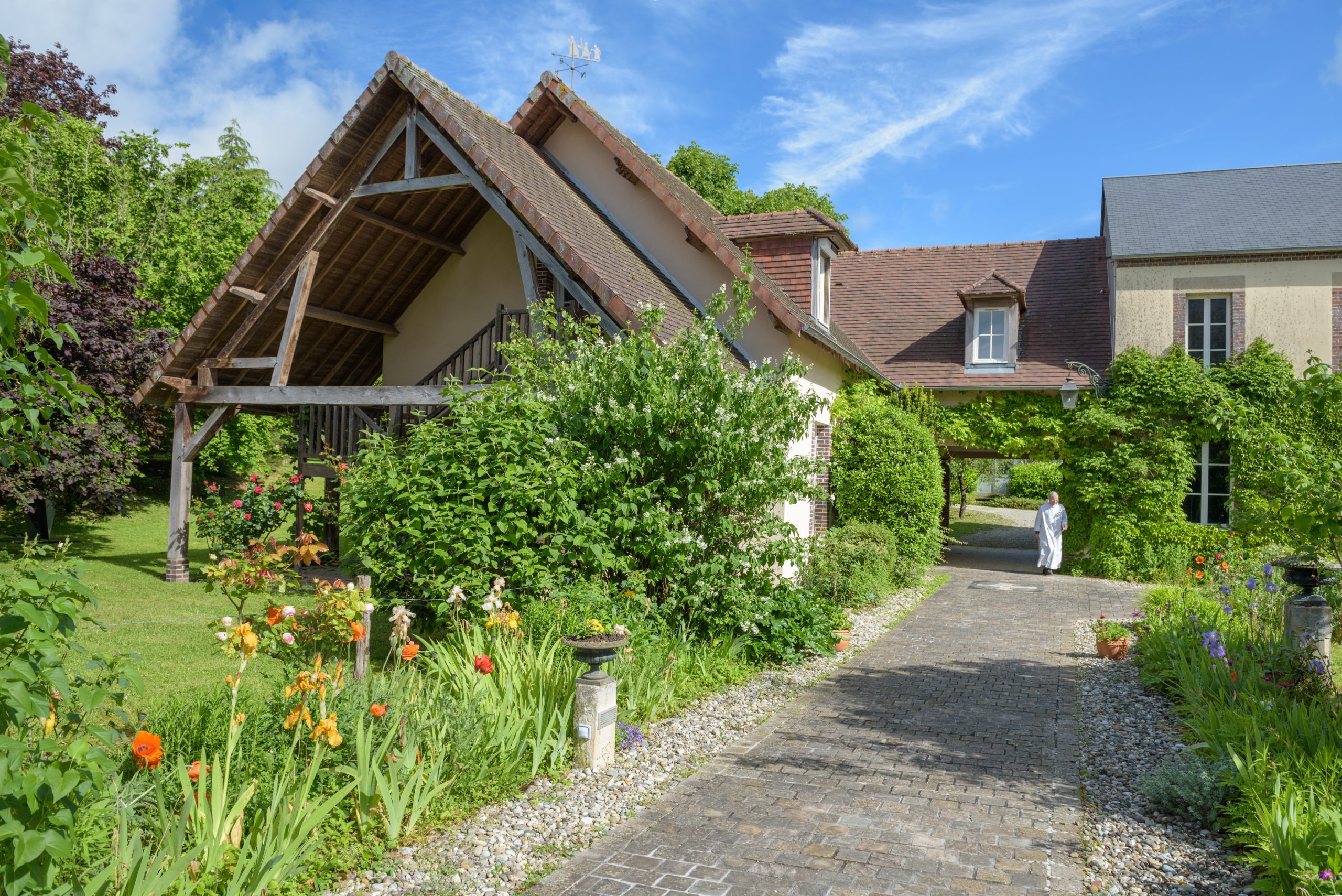 Le jardin du monastère — lieu de paix